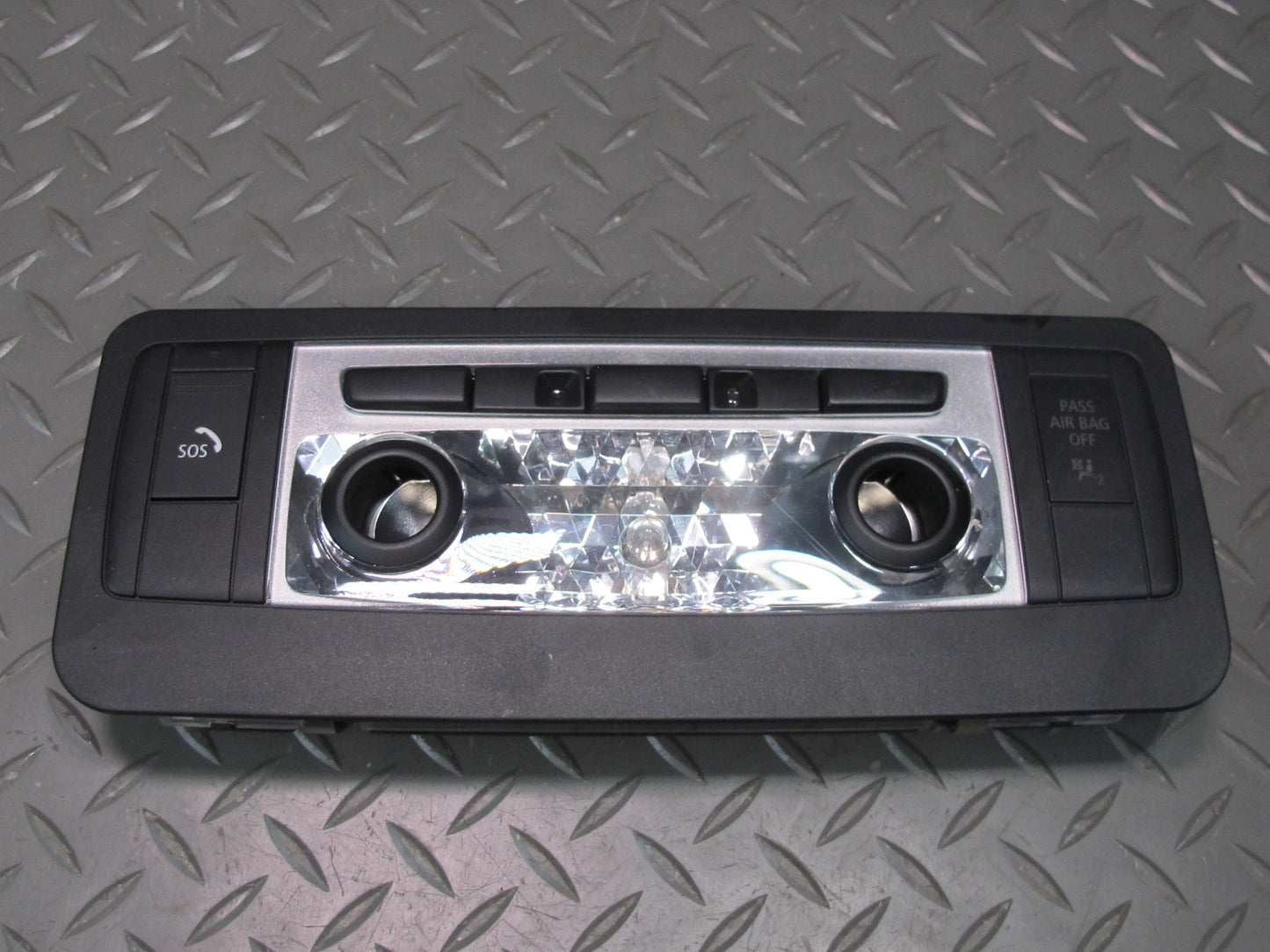 07-13 BMW E93 335i Convertible Overhead Dome Sun Visor Light Lamp Set OEM