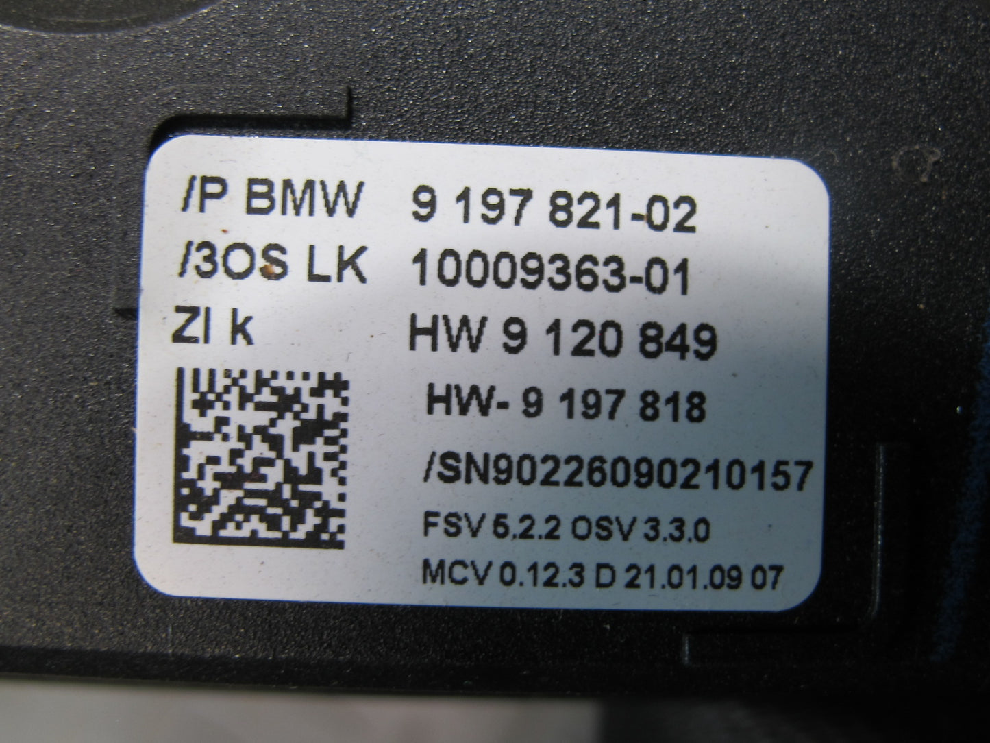 07-13 BMW E93 335i Convertible Overhead Dome Sun Visor Light Lamp Set OEM