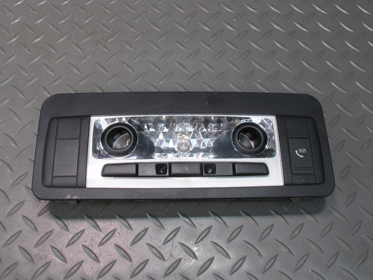 07-13 BMW E93 335i Convertible Overhead Dome Sun Visor Light Lamp Set OEM