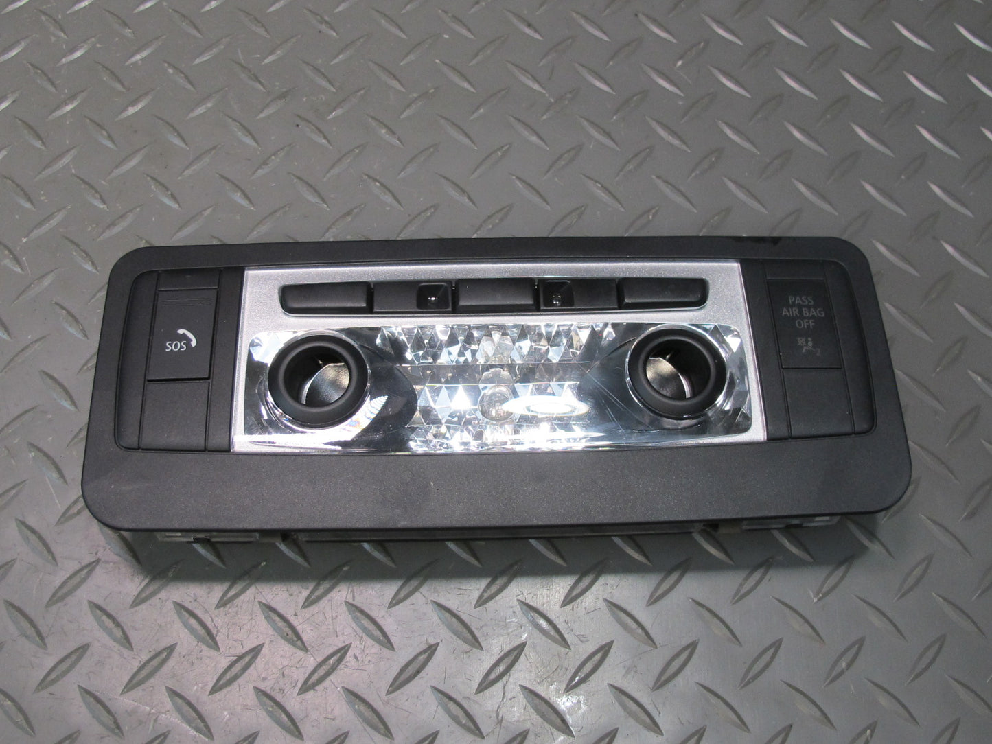 07-13 BMW E93 335i Convertible Overhead Dome Sun Visor Light Lamp Set OEM