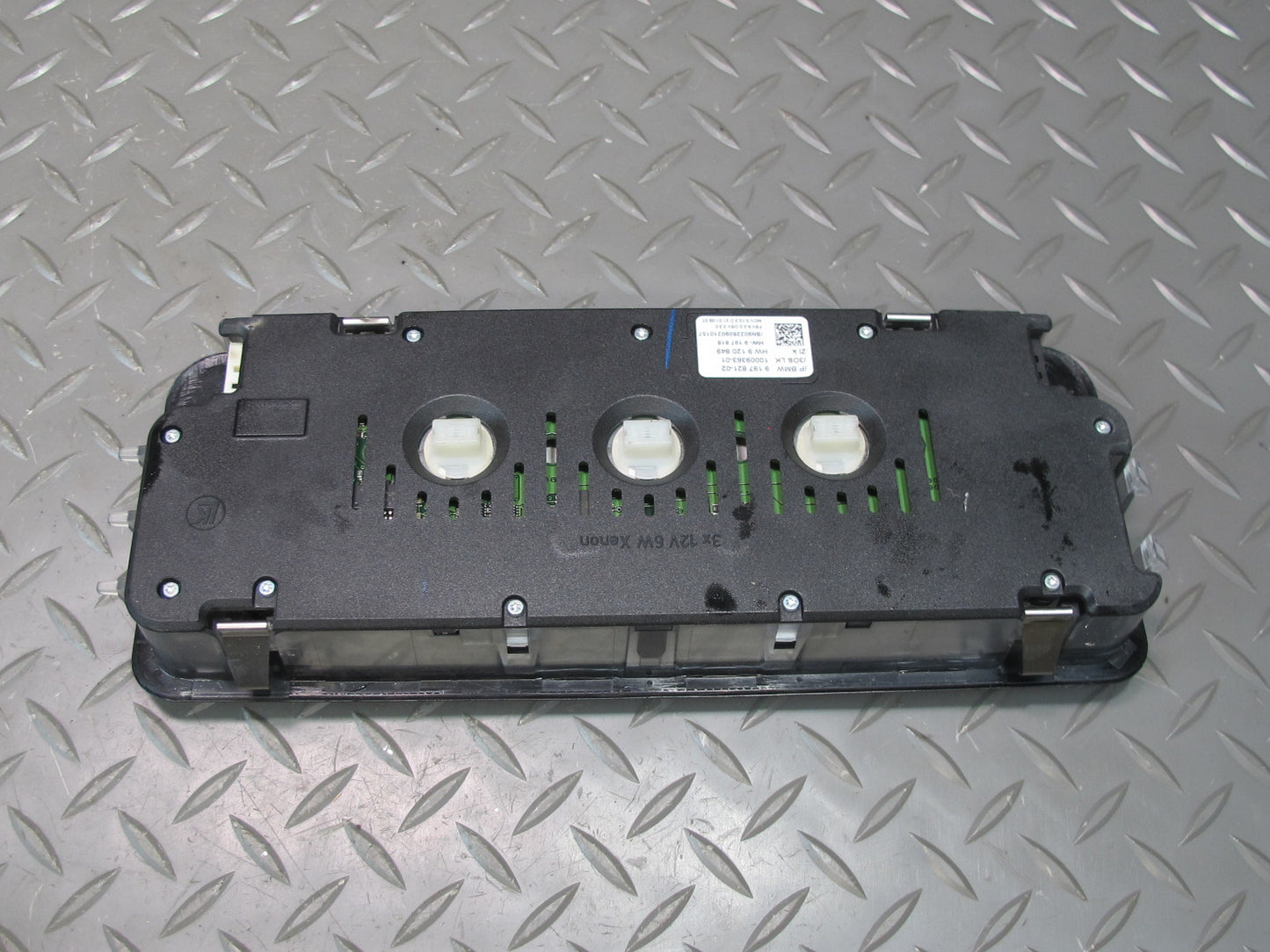 07-13 BMW E93 335i Convertible Overhead Dome Sun Visor Light Lamp Set OEM