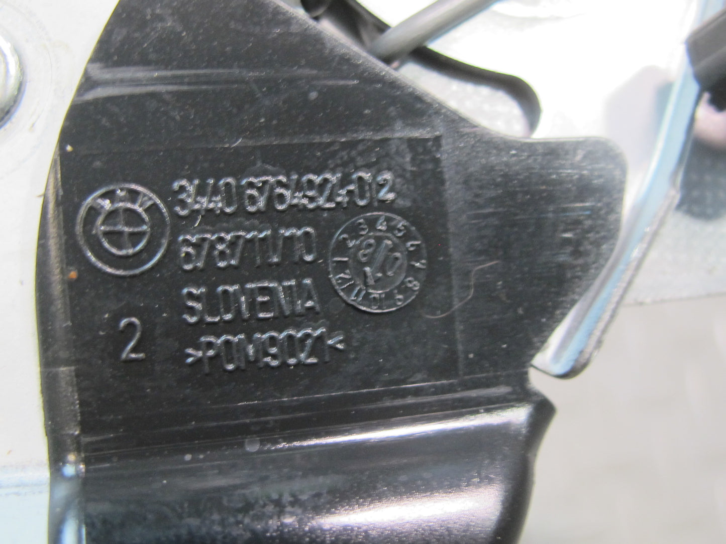 07-13 BMW E92 E93 335I Emergency Parking Handbrake Handle w Boot Beige 64K OEM