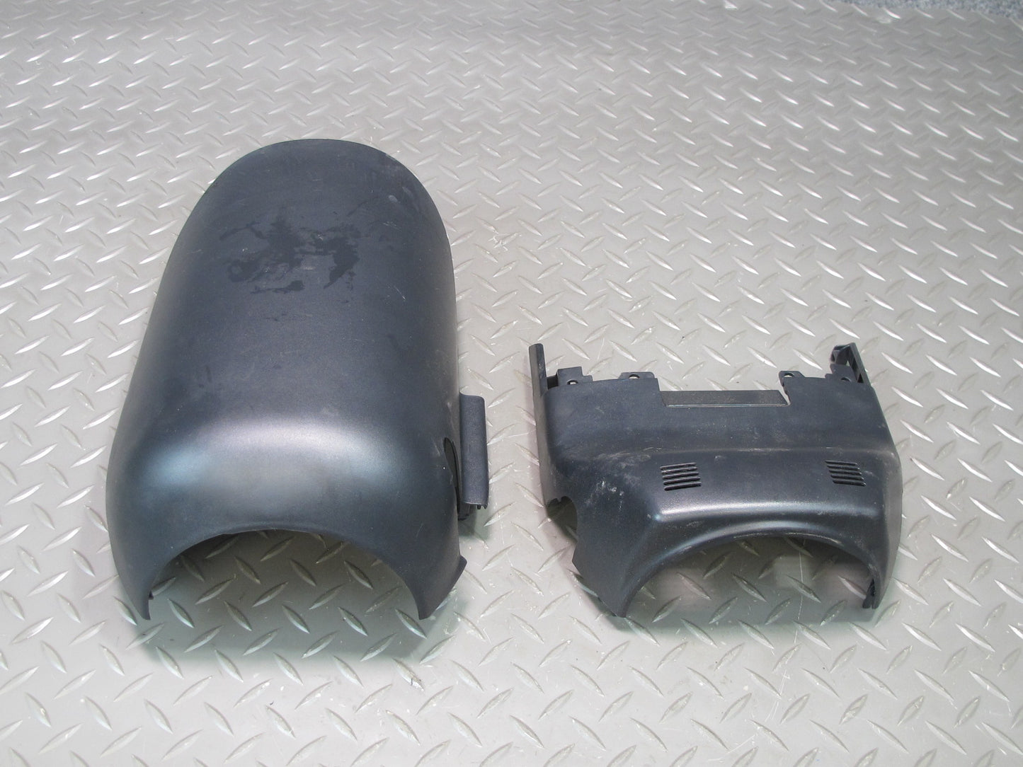 07-13 BMW E90 E92 E93 335i Set of 2 Steering Column Upper & Lower Trim Panel OEM