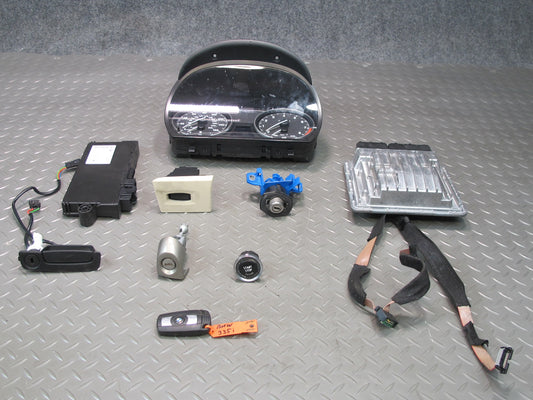 2009 BMW E93 335i Convert N54 ECU ECM DME Speedo CAS Ignition Lock KEY Set OEM