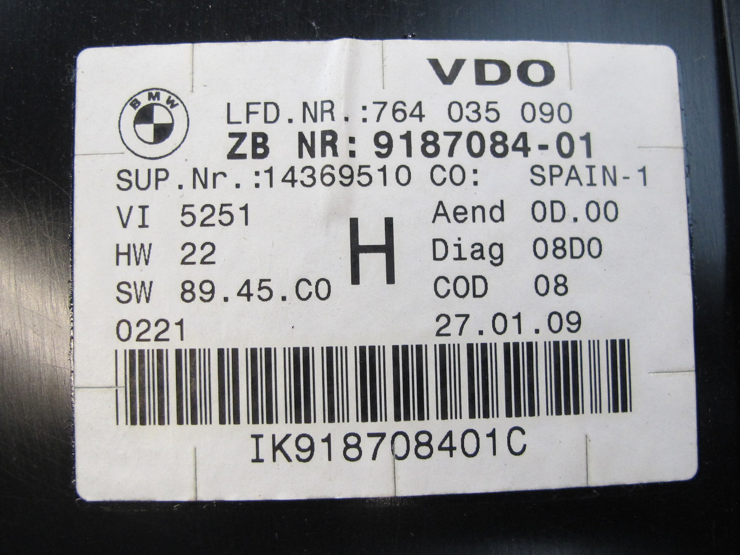 2009 BMW E93 335i Convert N54 ECU ECM DME Speedo CAS Ignition Lock KEY Set OEM