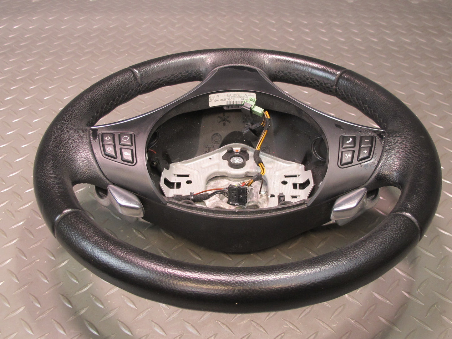 08-10 BMW E90 E92 E93 335i A/T Leather Sport Steering w Controls & Paddles OEM