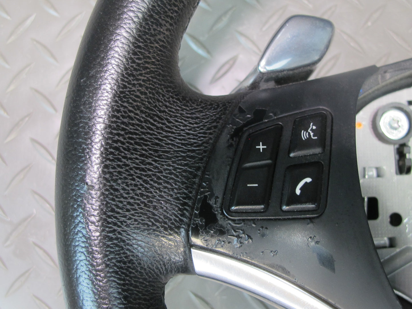 08-10 BMW E90 E92 E93 335i A/T Leather Sport Steering w Controls & Paddles OEM