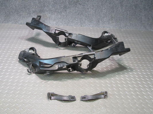 07-10 BMW E92 E93 335i Set of 4 Front Headlight Mount Bracket Support OEM
