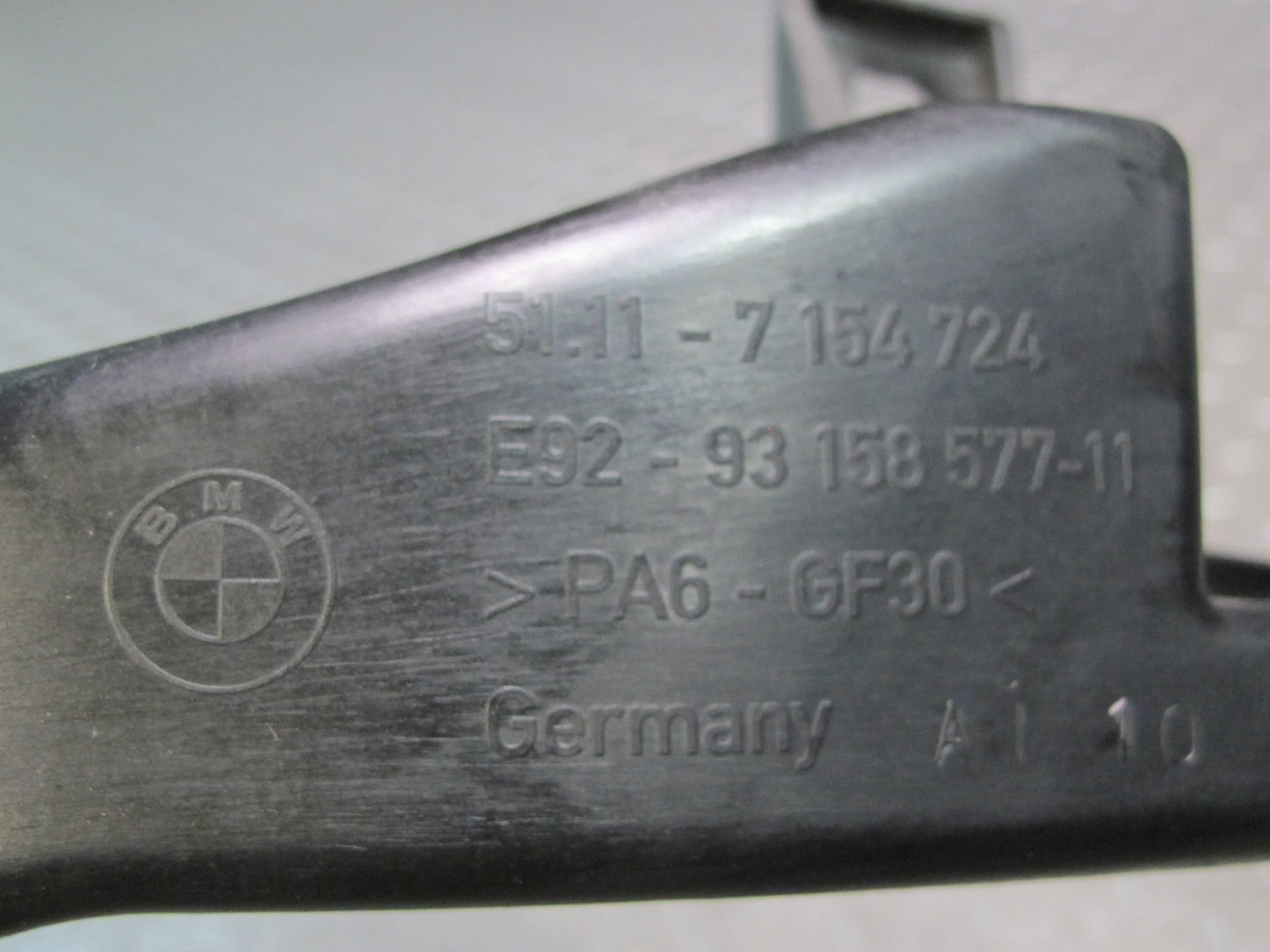 07-10 BMW E92 E93 335i Set of 4 Front Headlight Mount Bracket Support OEM