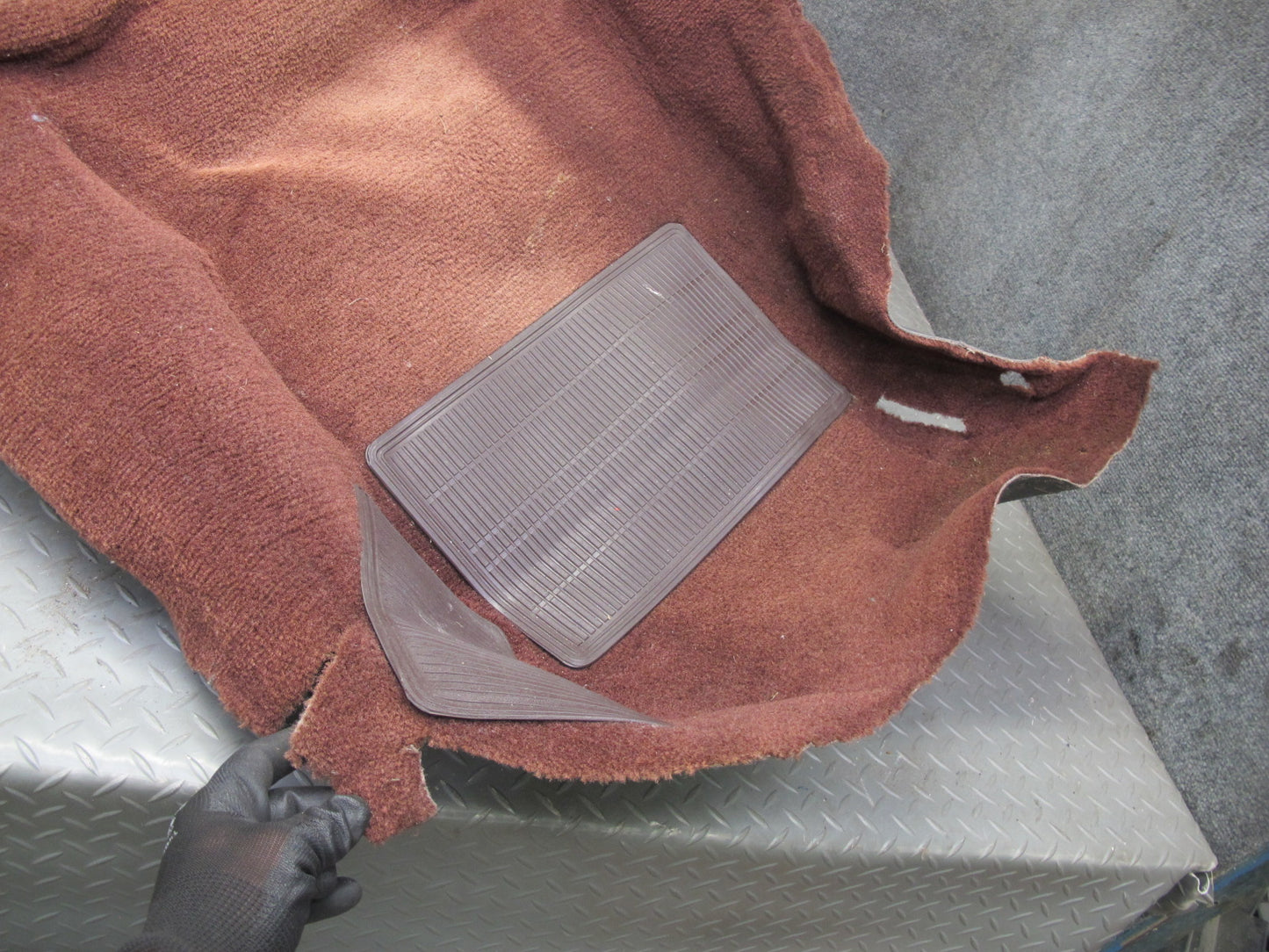 86-92 Toyota Supra MA70L MK3 Floor Carpet Liner Cover Maroon OEM