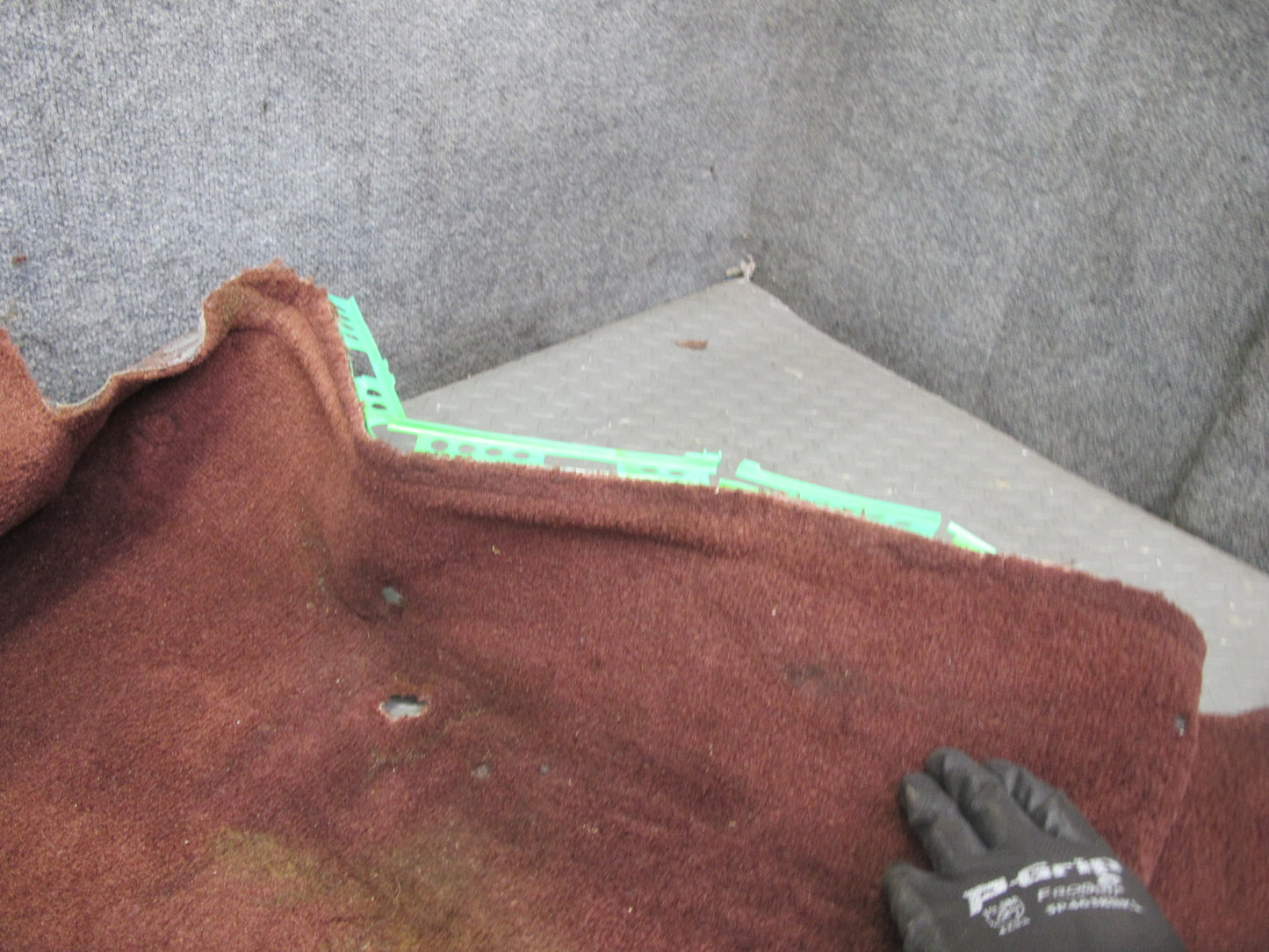 86-92 Toyota Supra MA70L MK3 Floor Carpet Liner Cover Maroon OEM