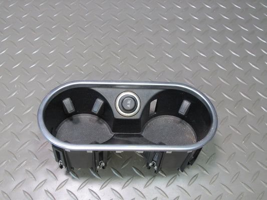 11-18 Porsche Cayenne 958 Front Center Console Drink CUP Holder W/ 12V Socket