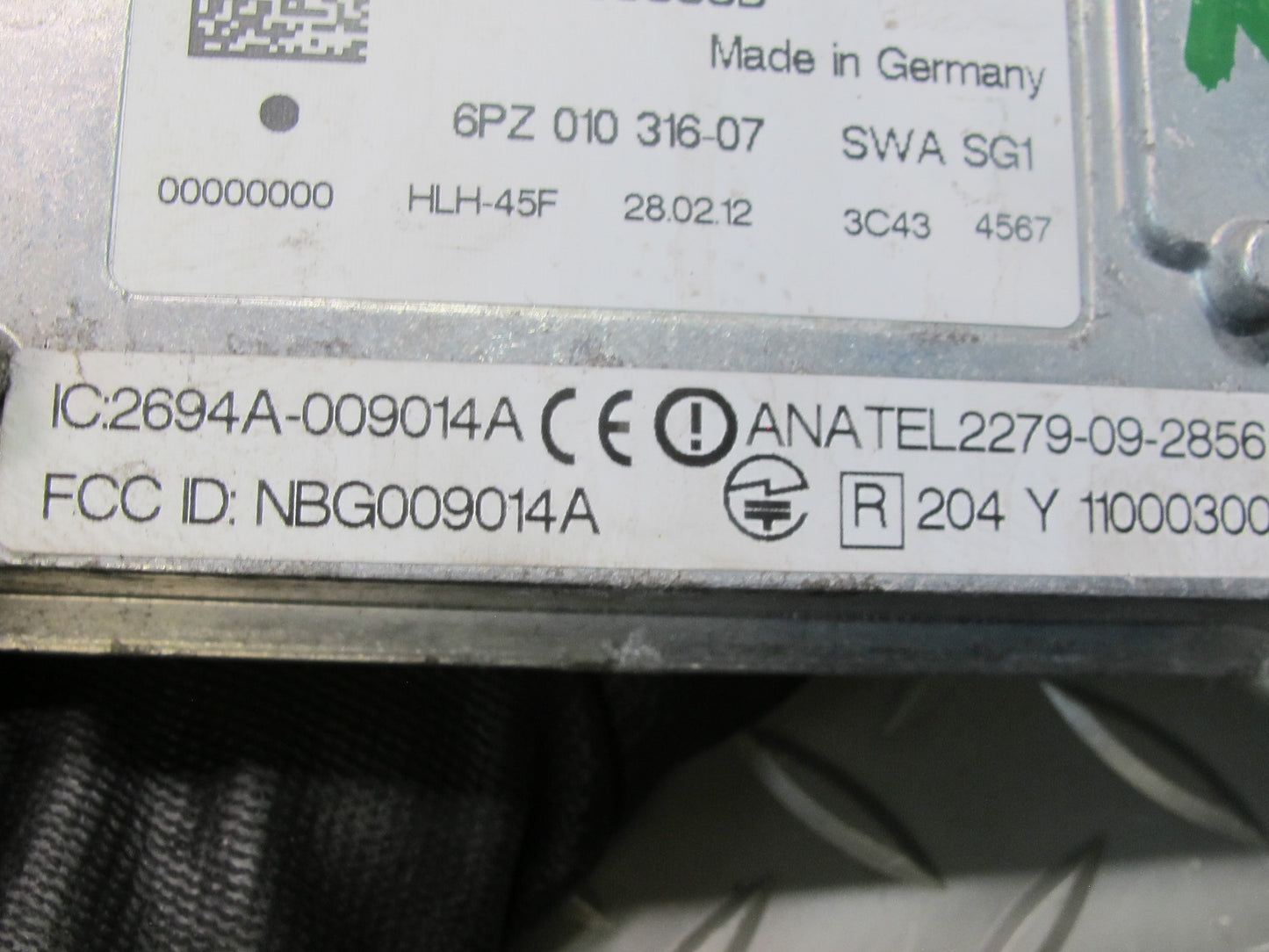 11-14 Porsche Cayenne 958 Blind Spot Lane Departure Distance Radar Sensor Set