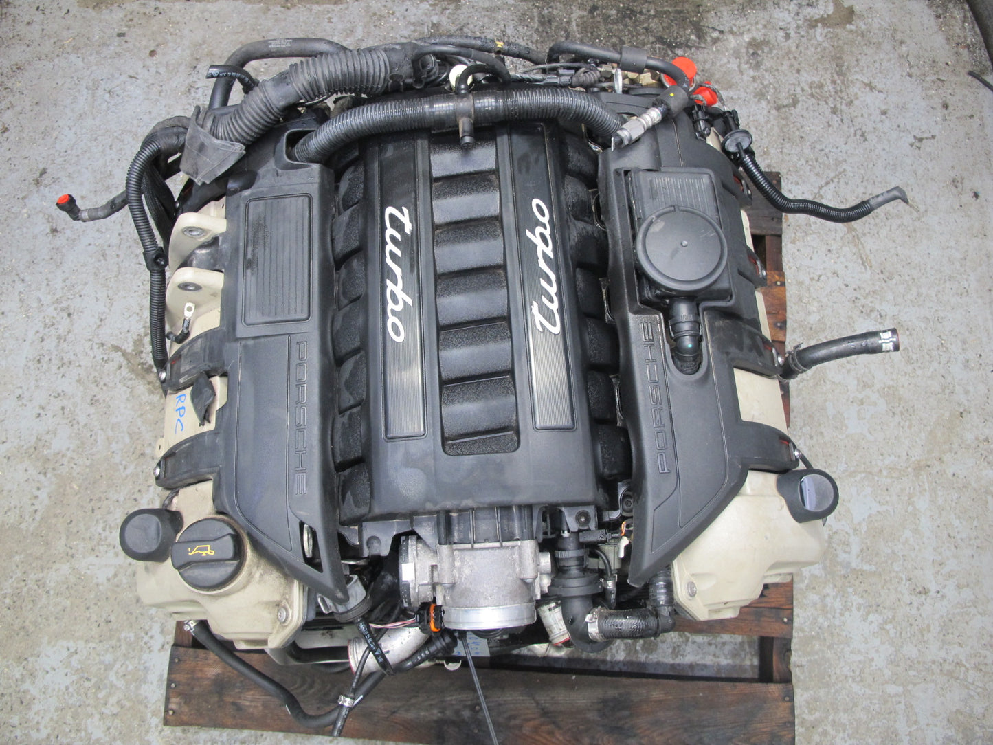 11-14 Porsche Cayenne 958 4.8L Turbo V8 M48.52 Complete Engine Motor 67K Miles