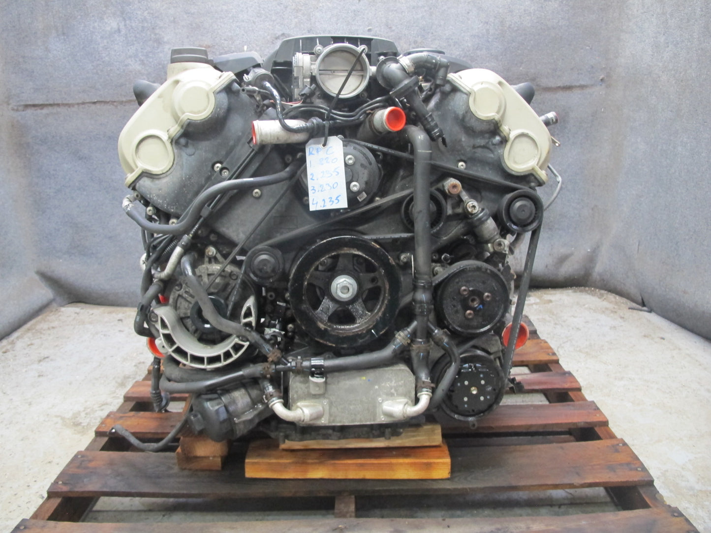 11-14 Porsche Cayenne 958 4.8L Turbo V8 M48.52 Complete Engine Motor 67K Miles