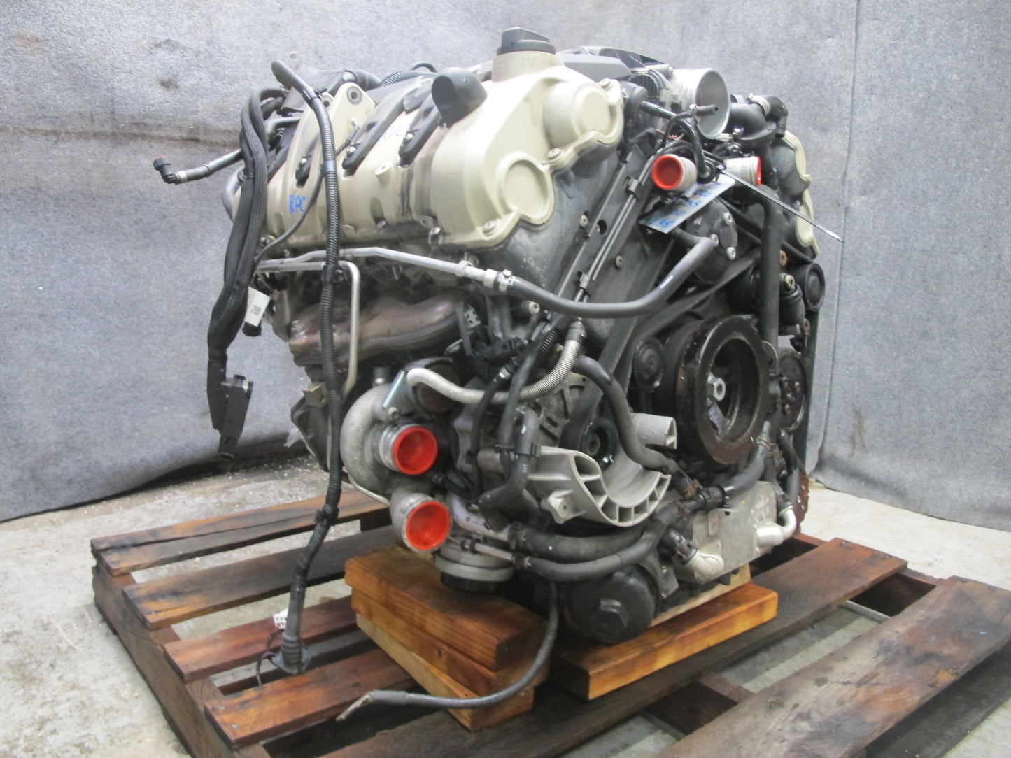 11-14 Porsche Cayenne 958 4.8L Turbo V8 M48.52 Complete Engine Motor 67K Miles