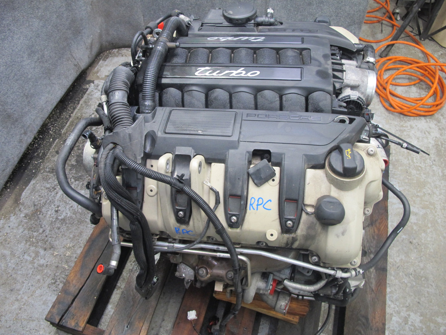 11-14 Porsche Cayenne 958 4.8L Turbo V8 M48.52 Complete Engine Motor 67K Miles