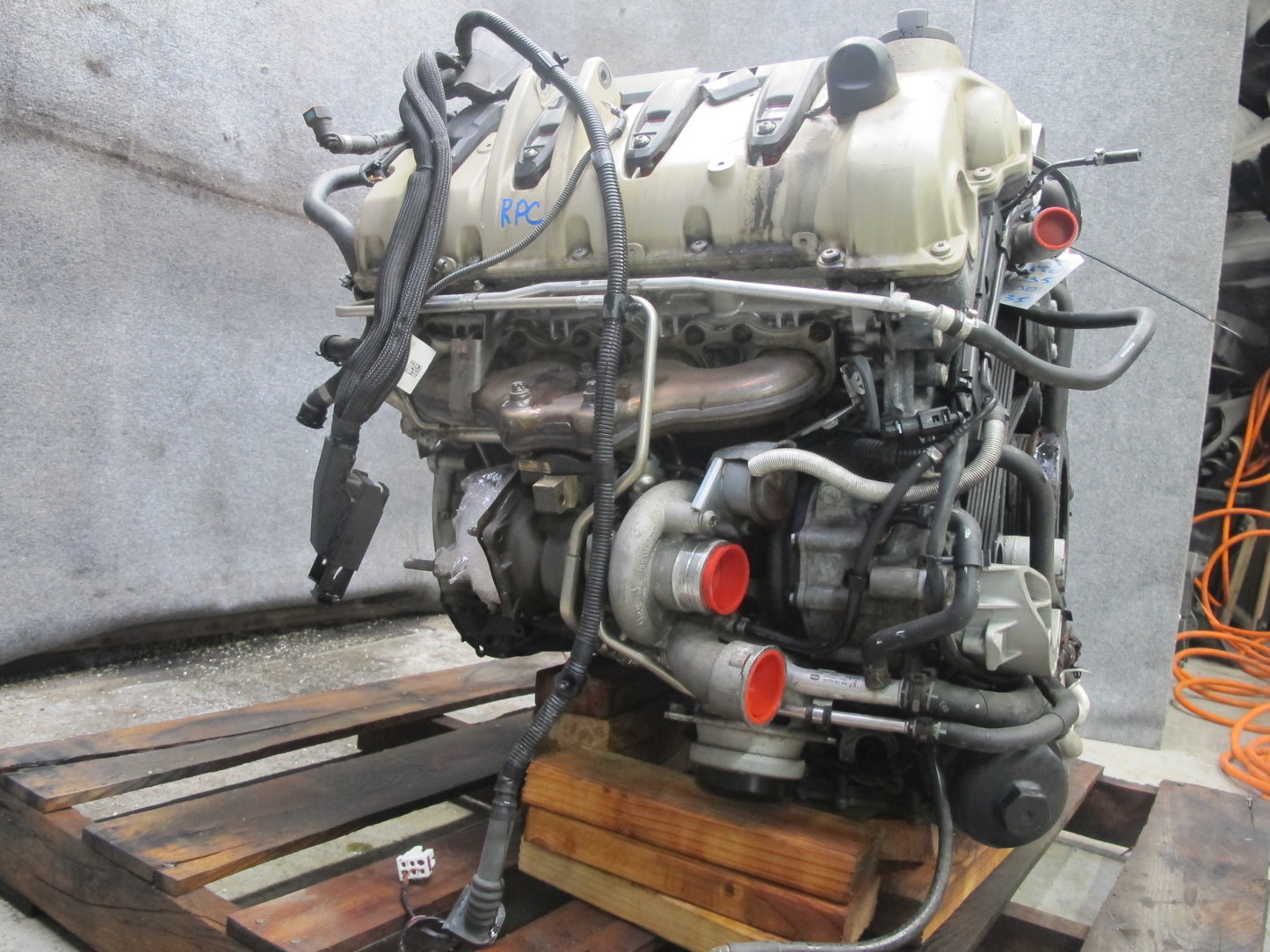 11-14 Porsche Cayenne 958 4.8L Turbo V8 M48.52 Complete Engine Motor 67K Miles