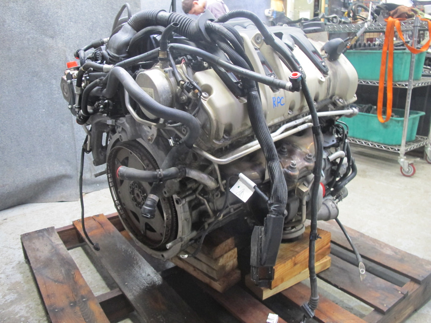 11-14 Porsche Cayenne 958 4.8L Turbo V8 M48.52 Complete Engine Motor 67K Miles