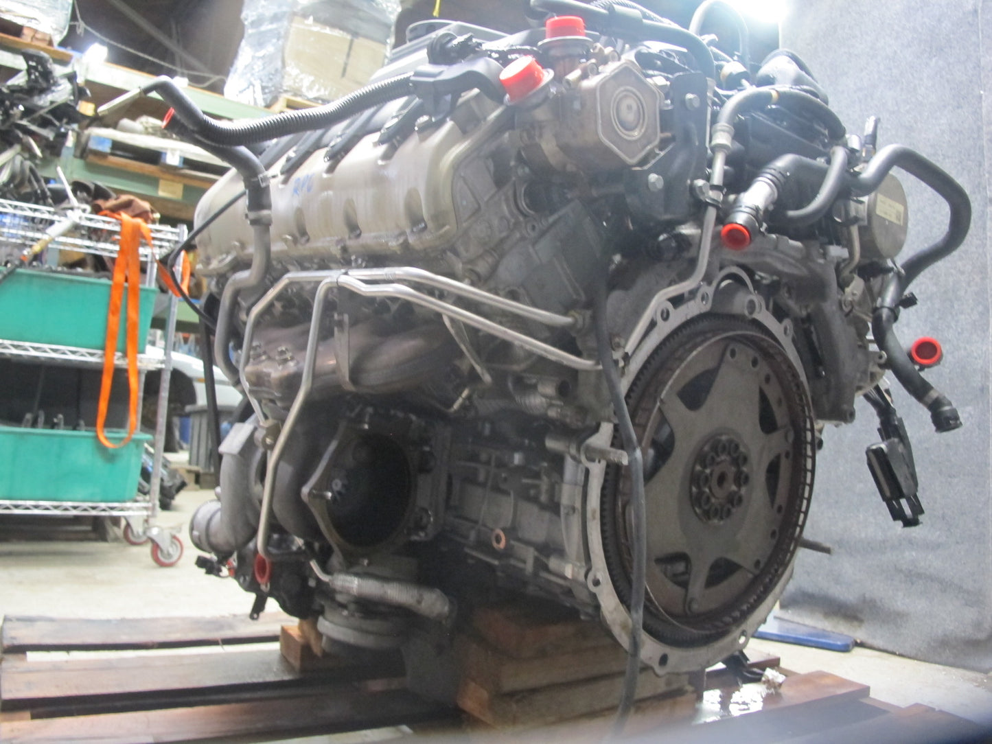 11-14 Porsche Cayenne 958 4.8L Turbo V8 M48.52 Complete Engine Motor 67K Miles