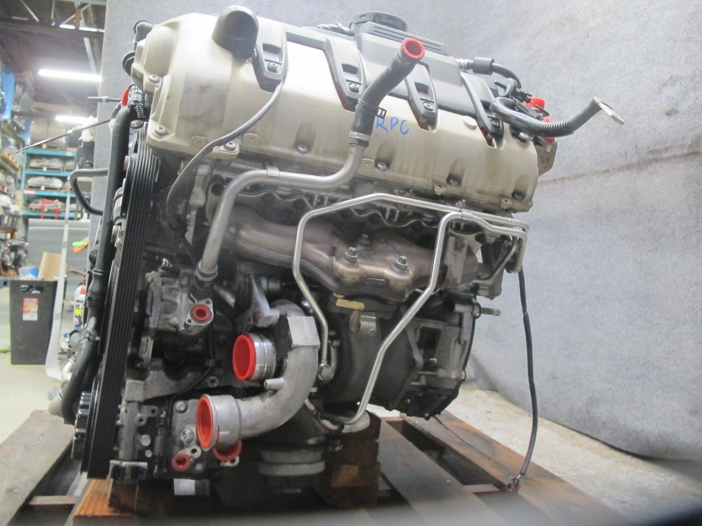 11-14 Porsche Cayenne 958 4.8L Turbo V8 M48.52 Complete Engine Motor 67K Miles