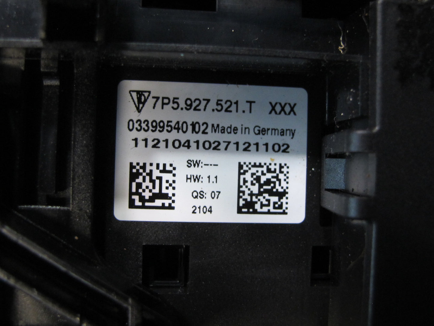 2011-2014 Porsche Cayenne 958 Suspension Mode Control Selector Switch Panel