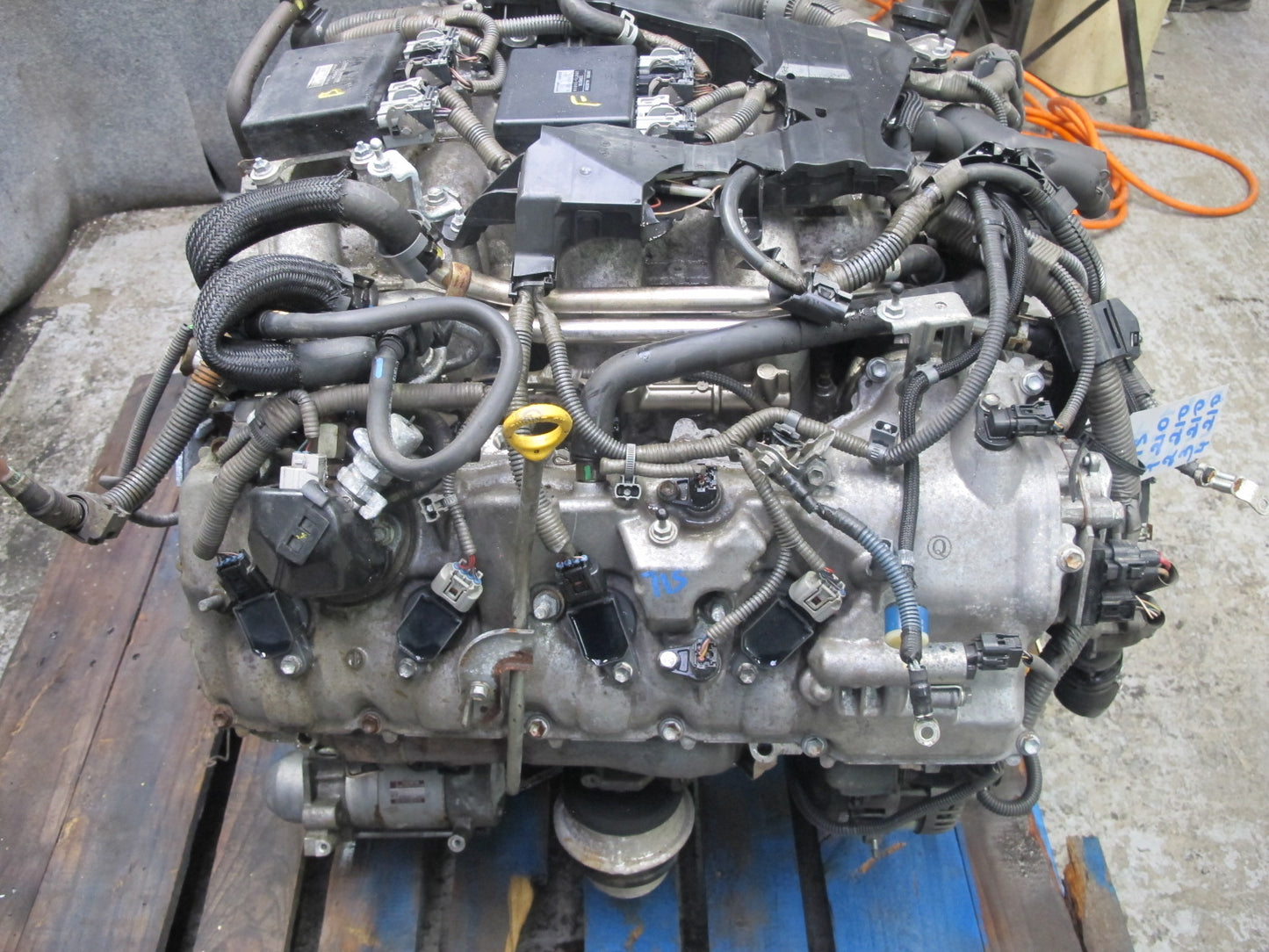 08-14 Lexus USE20L Is-f 2URGSE 5.0L RWD A/T VIN P 5TH Digit Engine Motor 149K