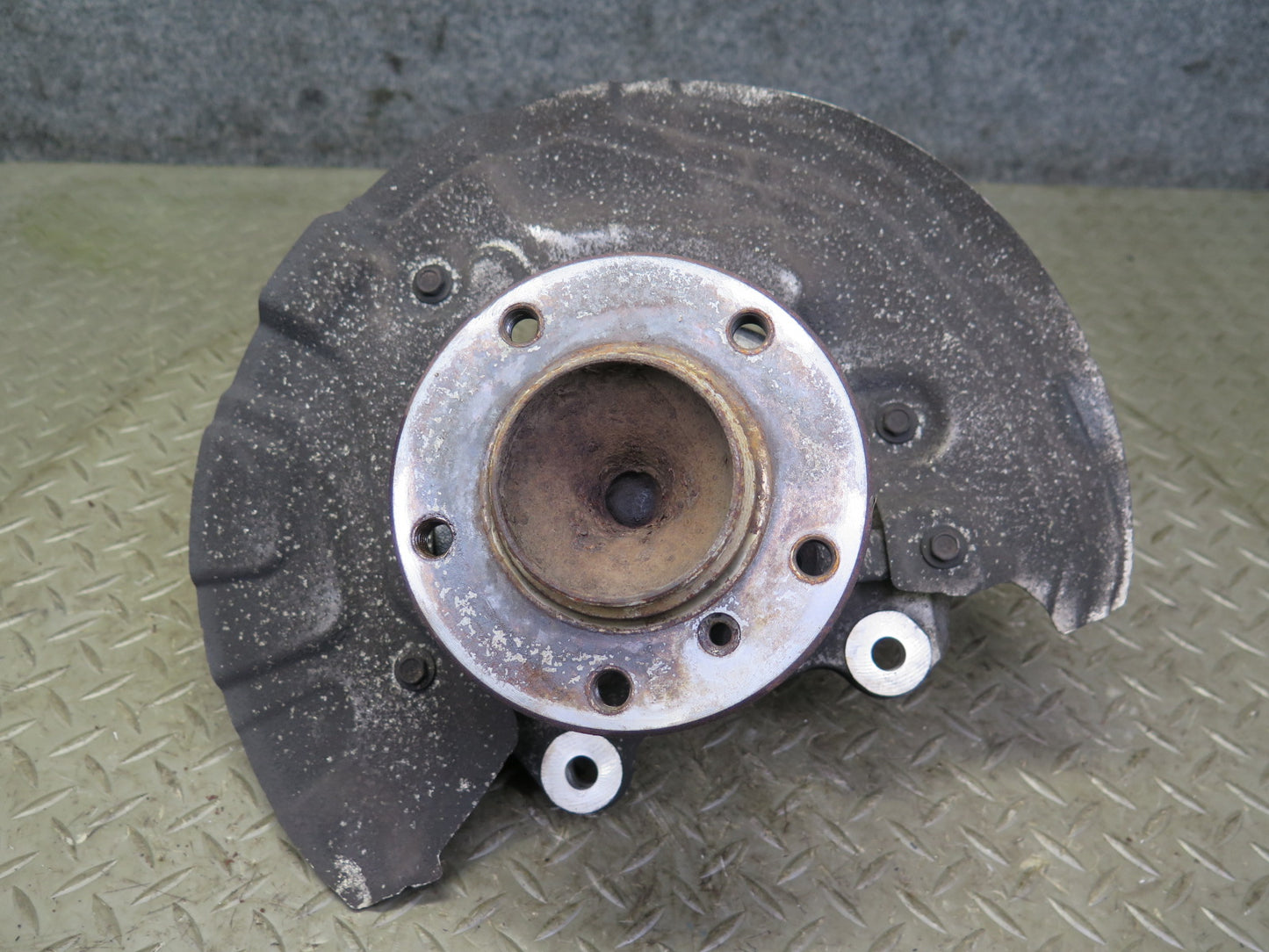 07-13 BMW E90 E92 E93 335i RWD Front Left Spindle Knuckle Wheel Hub Bearing OEM