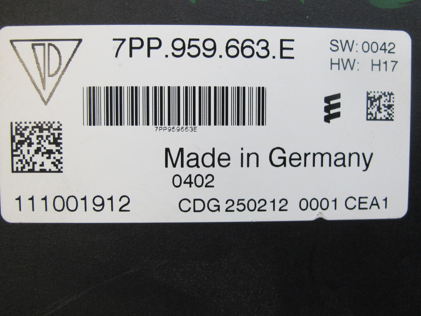 2011-2018 Porsche Cayenne 958 Voltage Power Inverter Converter Module Unit