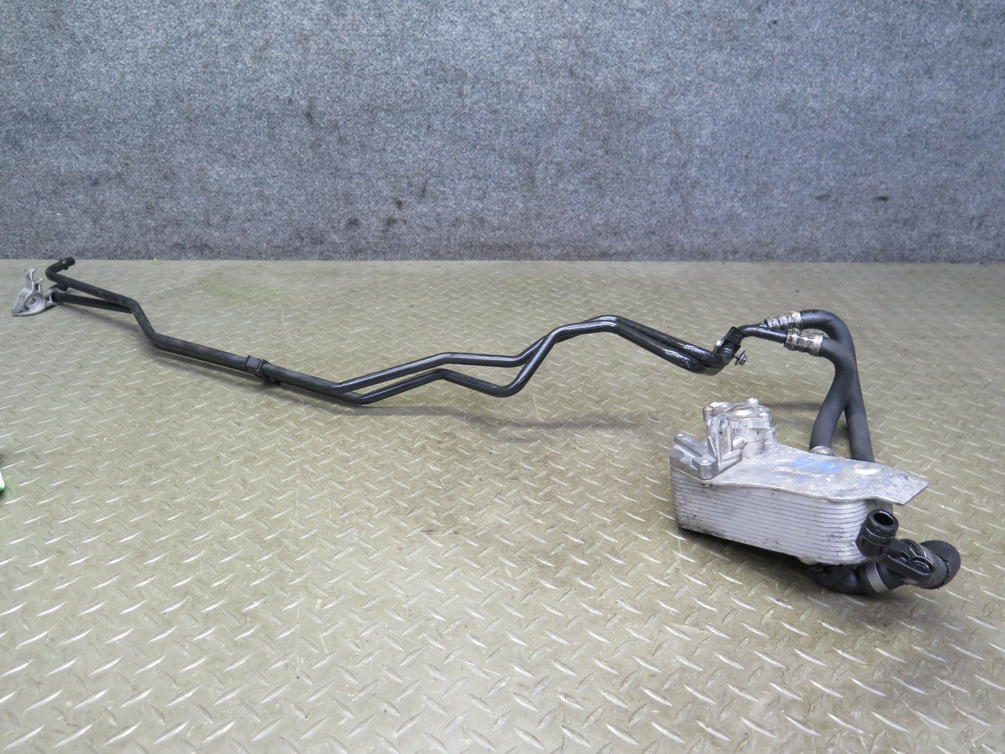 07-13 BMW E90 E92 E93 335I RWD A/T Oil Cooler Heat Exchanger w Pipe Line Set OEM