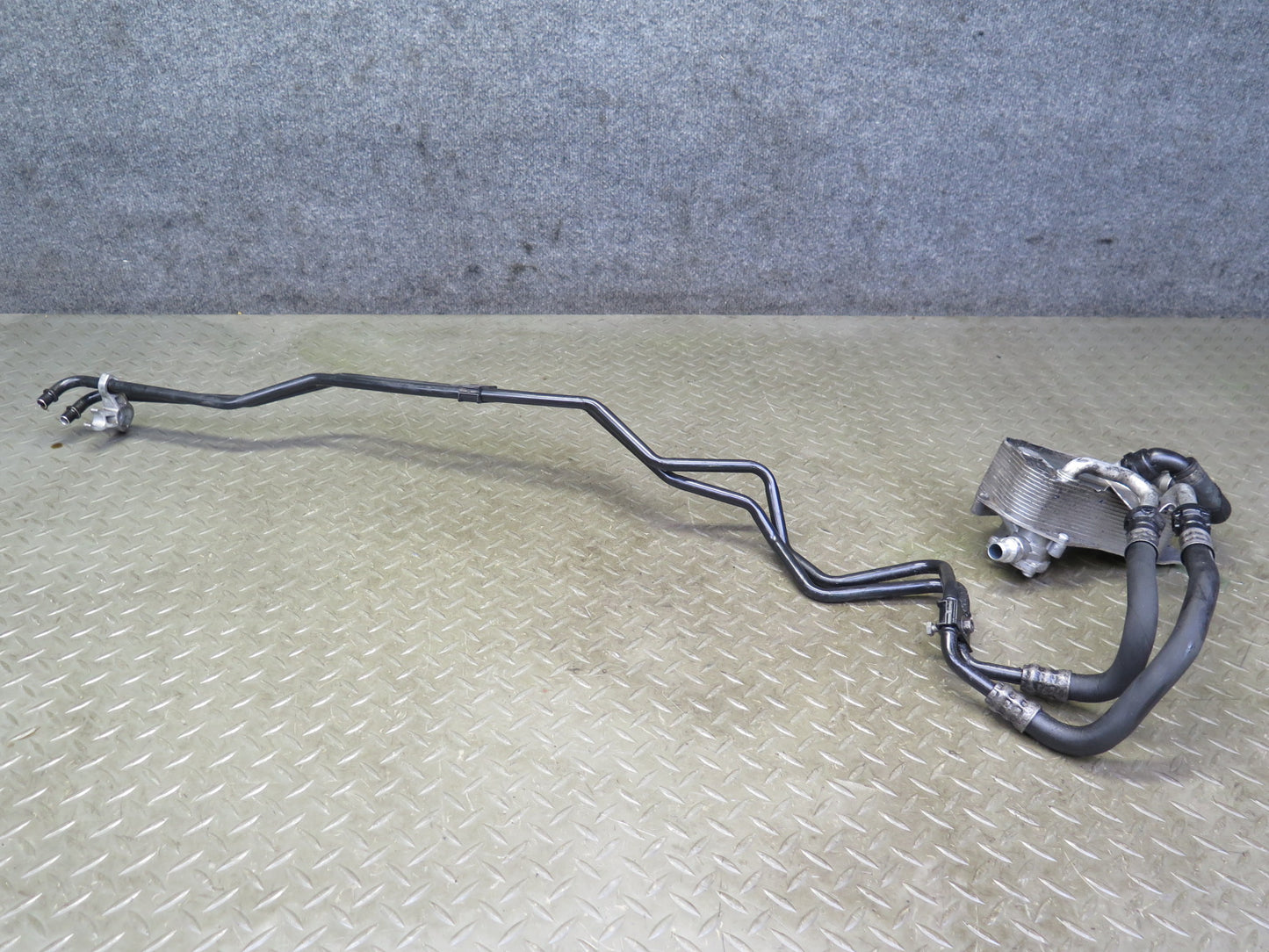 07-13 BMW E90 E92 E93 335I RWD A/T Oil Cooler Heat Exchanger w Pipe Line Set OEM