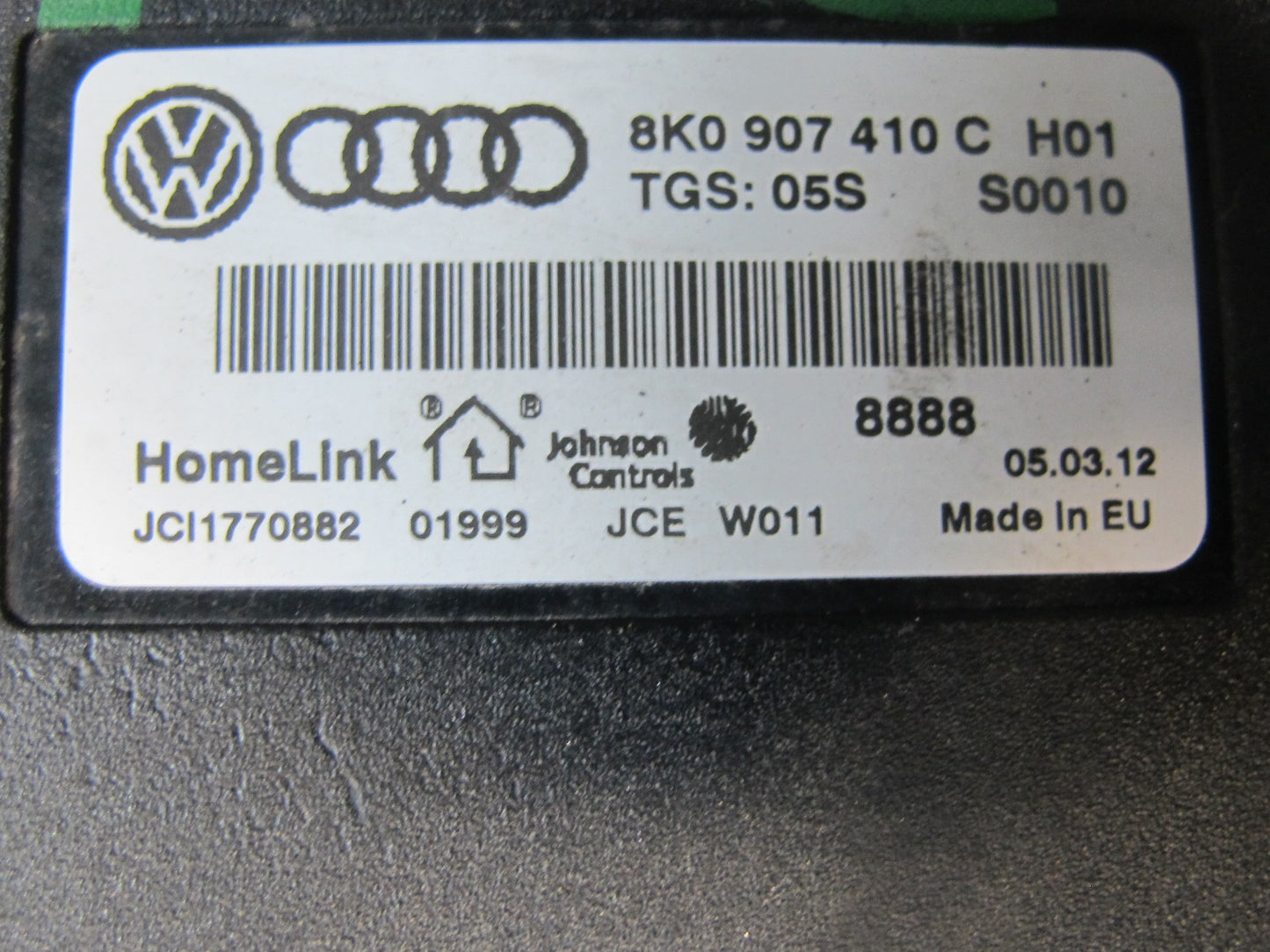 2011-2018 Porsche Cayenne 958 Garage Opener Homelink Control Module Unit