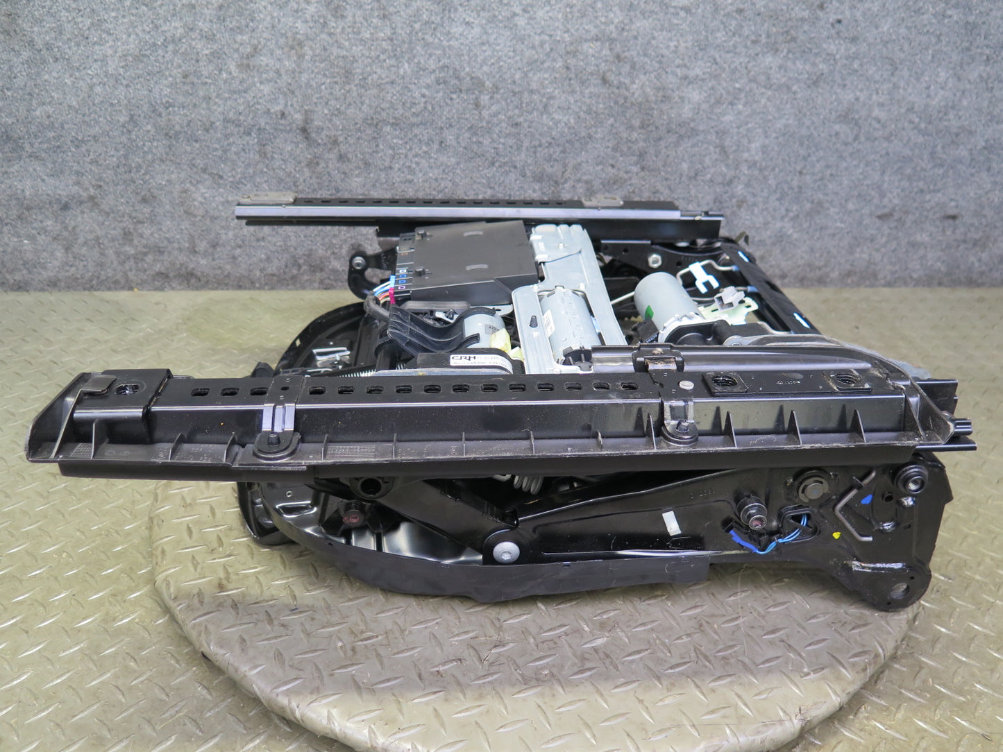 07-13 BMW E93 335i Convert Front Right Sport Seat Lower Frame Track Rail 64K OEM