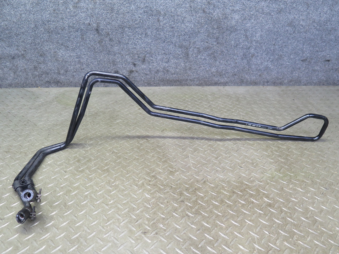 96-99 Mercedes W140 C140 CL600 Power Steering Oil Cooler Cooling Line 1404601224