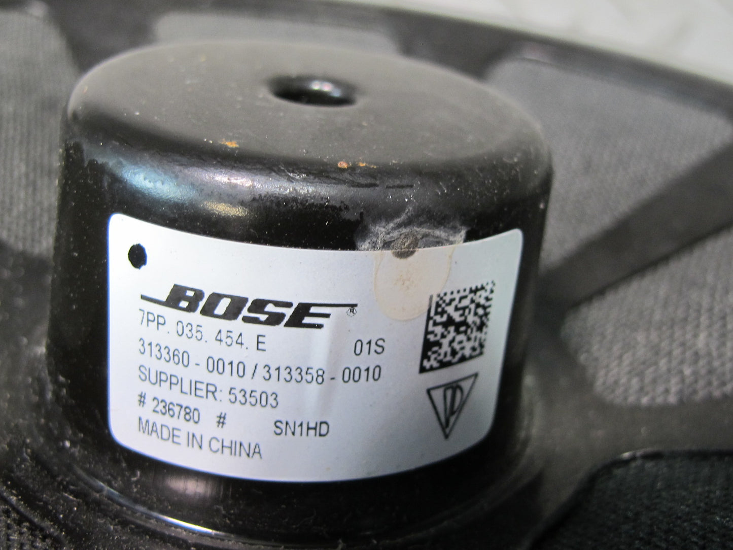 11-18 Porsche Cayenne 958 Front Left & Right Side Door Audio Speaker Bose Set