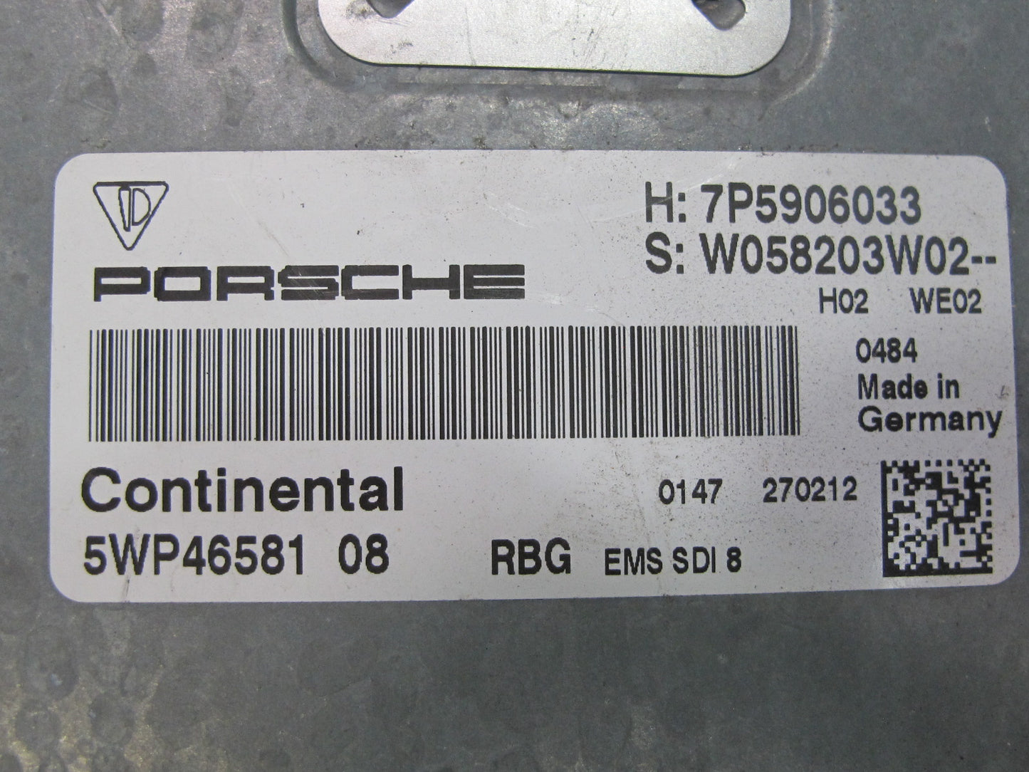 2012 Porsche Cayenne 958 4.8L Turbo ECU Module Ignition Door Lock KEY Set