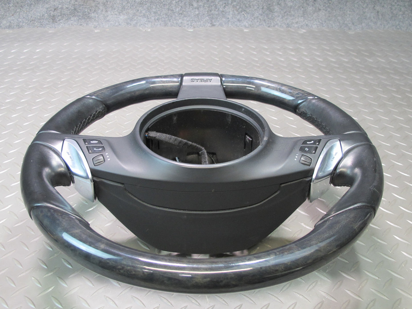 2011-2014 Porsche Cayenne 958 Multi Function Heated Steering Wheel Leather Black