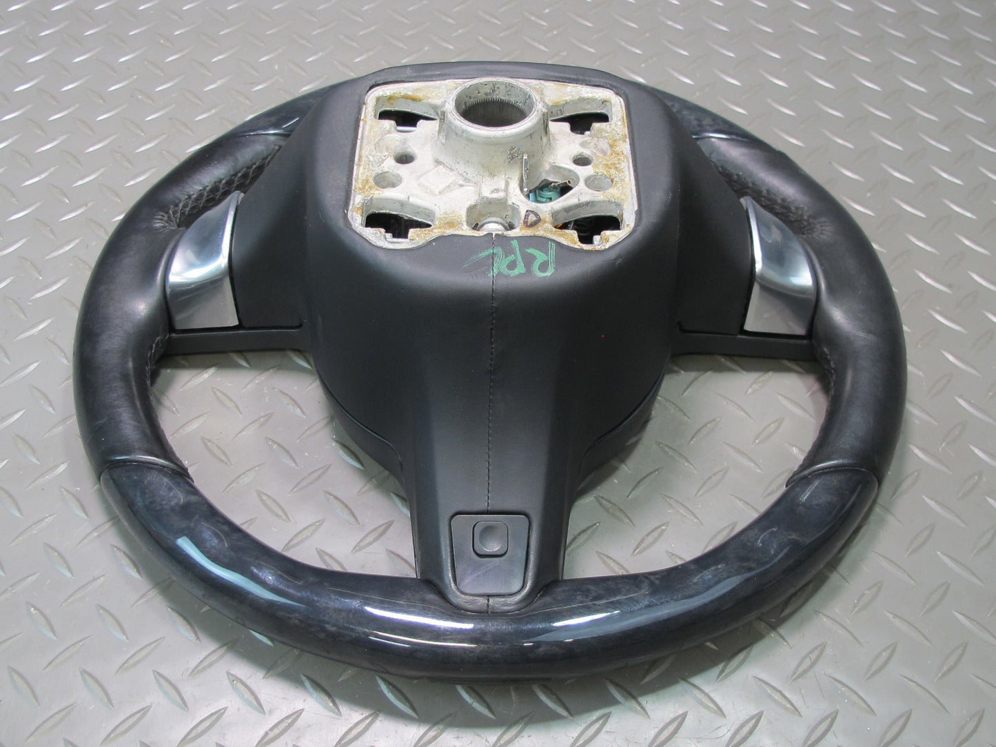 2011-2014 Porsche Cayenne 958 Multi Function Heated Steering Wheel Leather Black