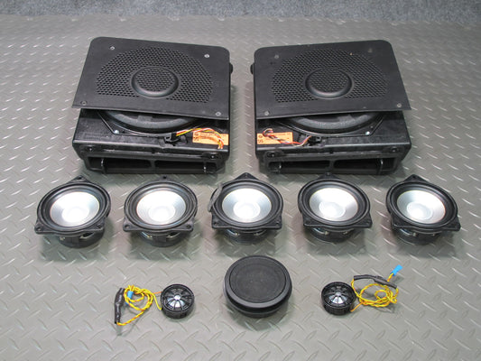 2006-2010 BMW E60 M5 535i TOP Hifi Audio Tweeter Subwoofer Speaker Set of 10