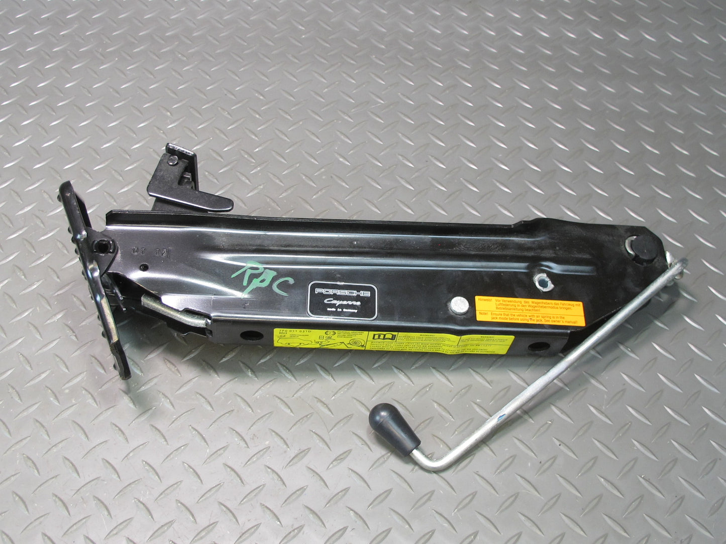 2011-2018 Porsche Cayenne 958 Rear Spare Tire Lift Jack Tool KIT W/ Foam Set