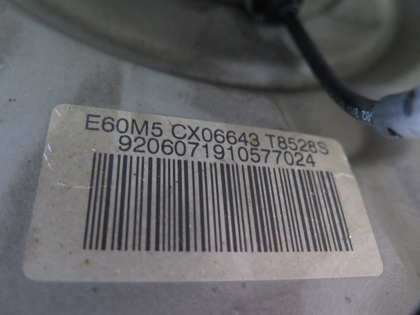 2006 BMW E60 M5 Rear Right Spindle Knuckle Wheel Hub Bearing 55K Miles