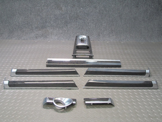 11-18 Porsche Cayenne 958 Front & Rear Door Dash Shifter Trim Cover Panel Set