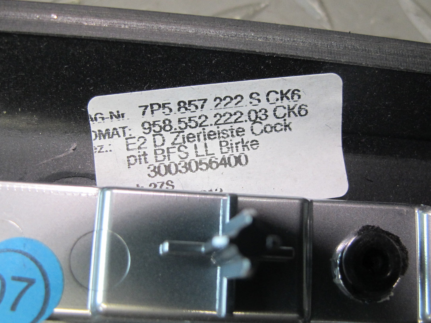 11-18 Porsche Cayenne 958 Front & Rear Door Dash Shifter Trim Cover Panel Set