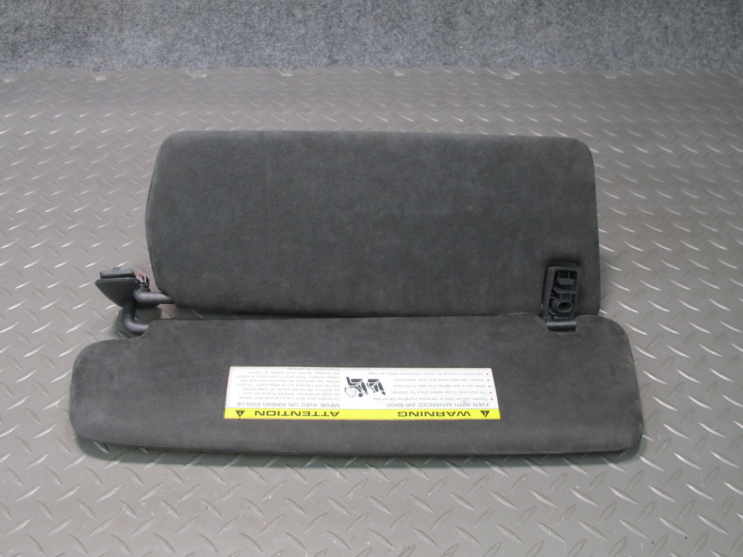 2011-2014 Porsche Cayenne 958 Front Right & Left Side Sun Visor Shade Black Set