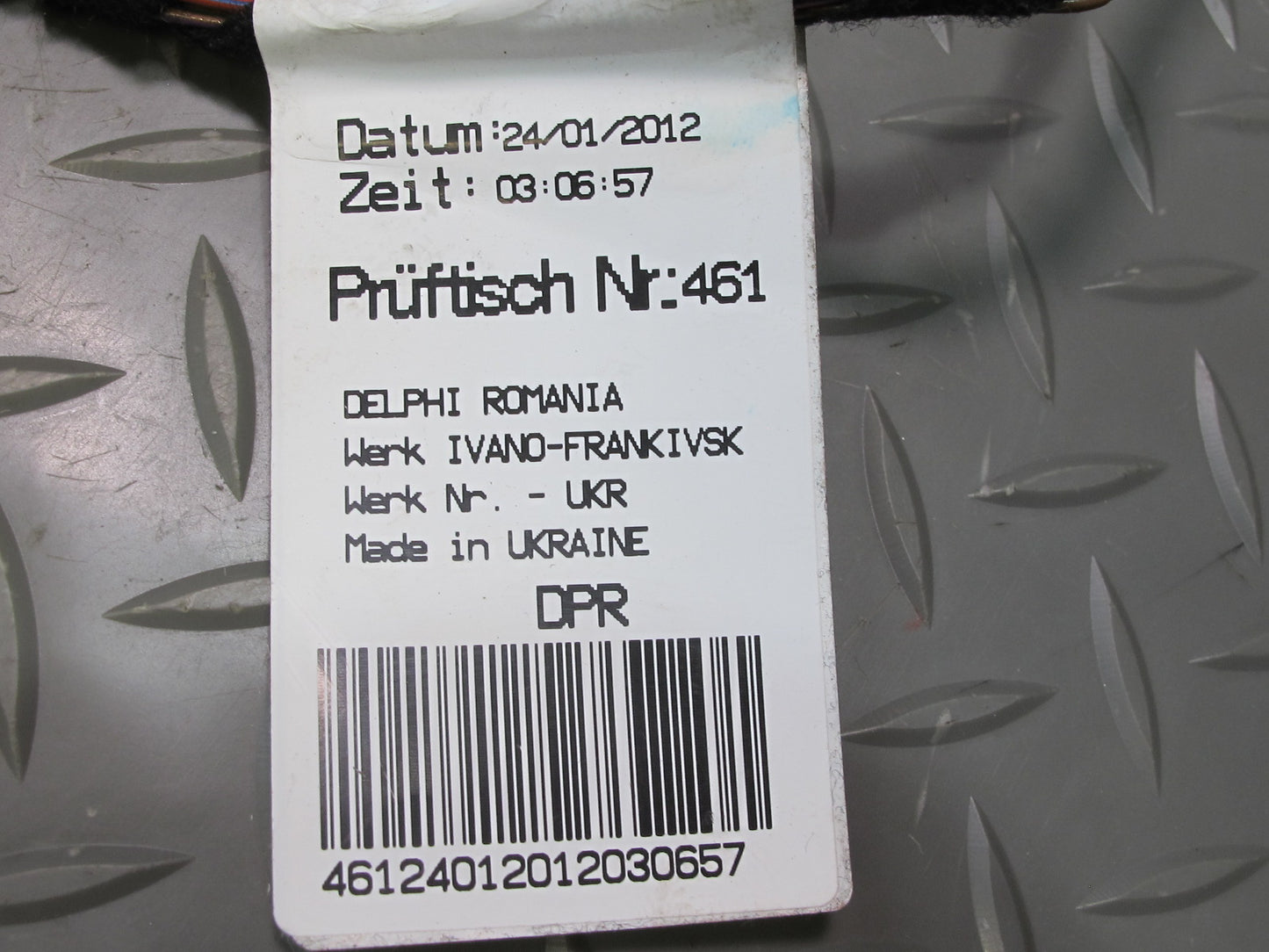 2011-2014 Porsche Cayenne 958 Front Right Pass Side Door Wire Wiring Harness