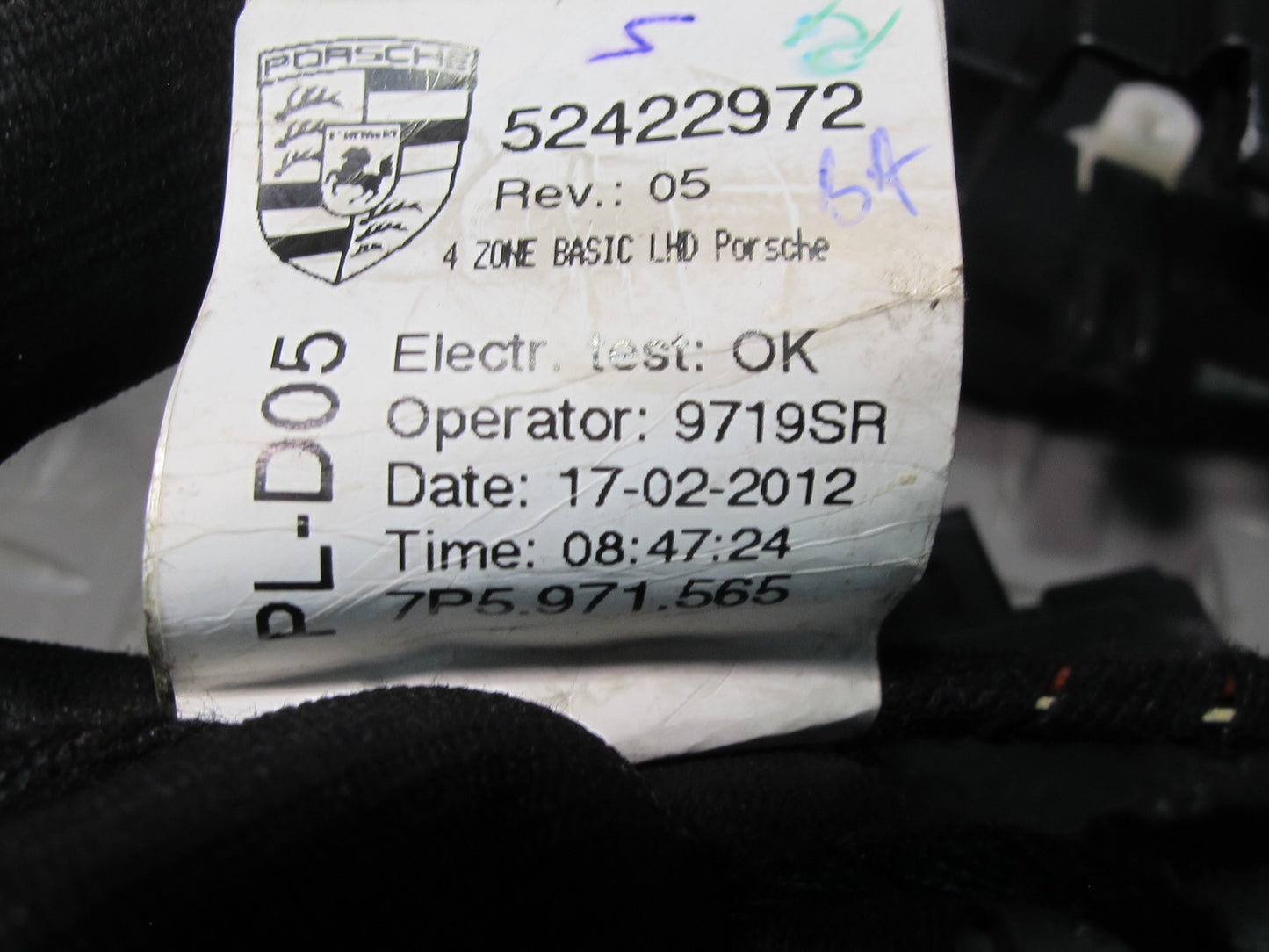 2011-2018 Porsche Cayenne 958 A/C Hvac Heater Flap Motor Actuator W/ Wire