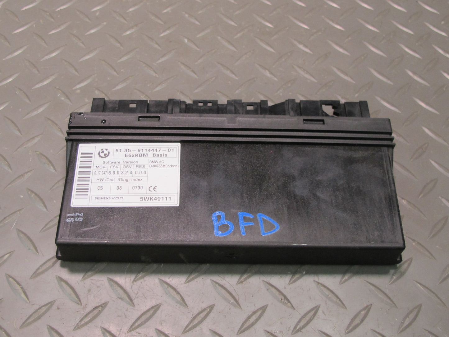 2006-2010 BMW E60 E63 E64 M5 535i Body Control Module Unit BCM BCU 9114447