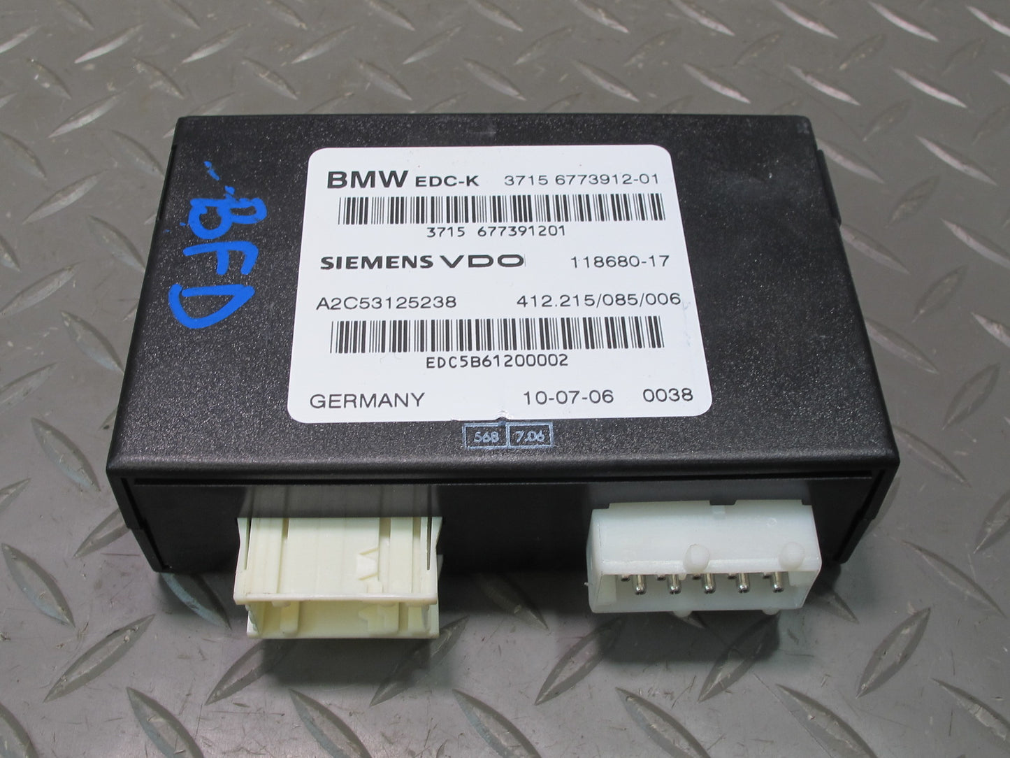 2006-2010 BMW E60 M5 M6 EDC Suspension Damping Control Module 6773912