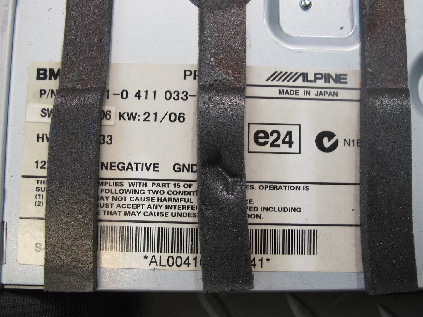 2006-2010 BMW E60 E63 E64 M5 535i ipod Interface Control Module 0411033