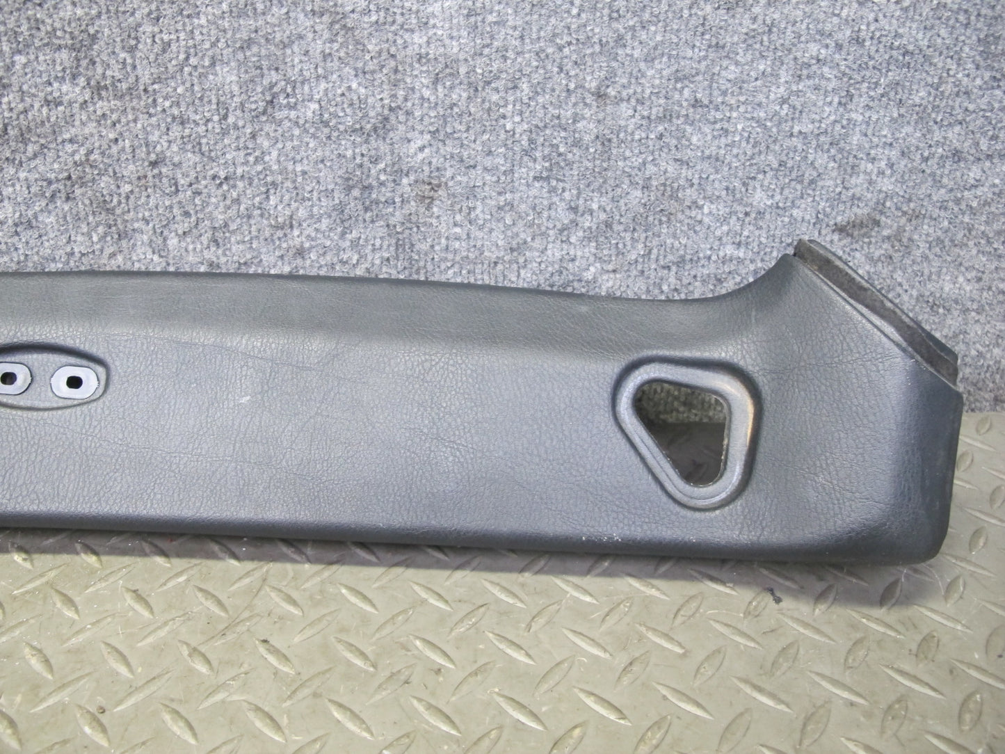 01-06 BMW E46 330ci Convertible Front Upper Headliner Trim Cover Panel Black OEM